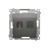Gniazdo HDMI + komputerowe RJ45 kat.6. Simon 54 DGHRJ45.01/48 Kontakt-Simon antracyt, metalizowany