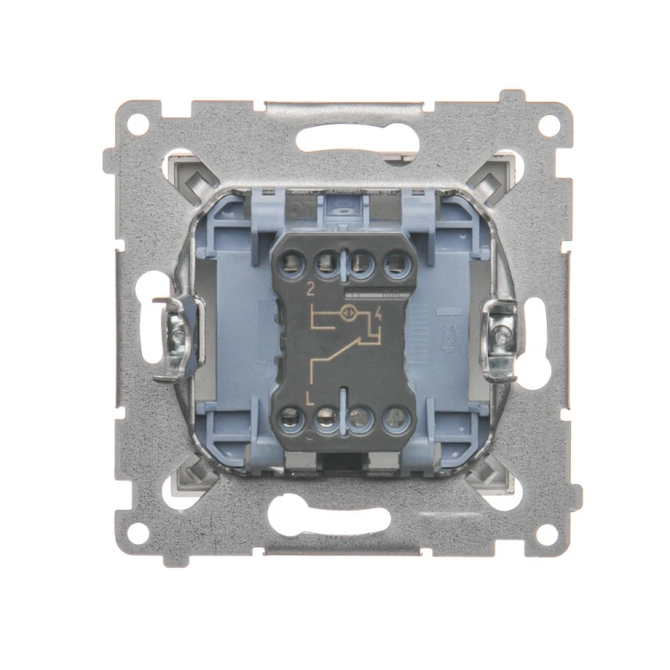 Łącznik schodowy z podświetleniem LED Simon 54 DW6AL.01/46 Kontakt-Simon brąz mat, metalizowany