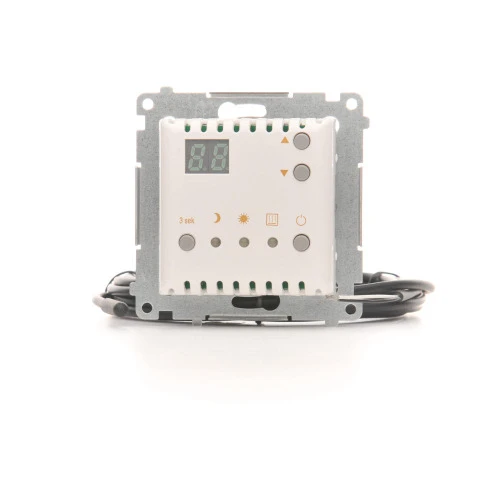 Regulator temperatury z wyświetlaczem z czujnikiem zewnętrznym (sonda) Simon 54 DTRNSZ.01/11 Kontakt-Simon biały