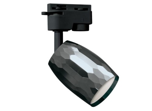 Lampa szynowa Reflektor szynowy GU10 Sezam Tra Black 04083 Struhm Ideus Loft nowoczesna sufitowa ścienna oświetlenie szynowe 230V szynoprzewodu Czarna Czarny Diament