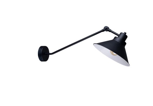 Lampa ścienna Loft TECHNO I 9145 NOWODVORSKI Lighting E27 nowoczesna oświetleniowa regulowana Industrialna kinkiet czarny metal Inspiracje Premium