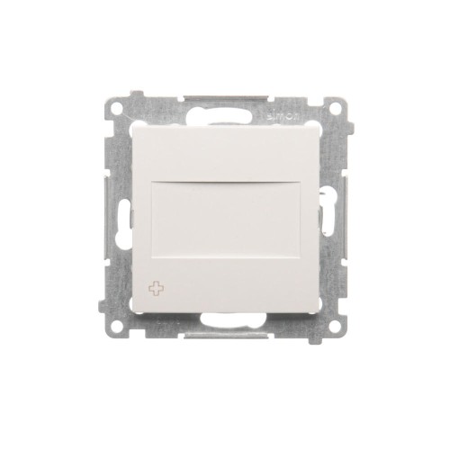 Zaślepka z ramką montażową Simon 54 DPS.01/AB11 Kontakt-Simon antybakteryjny biały