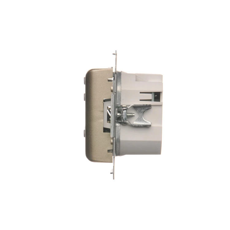 Regulator temperatury z wyświetlaczem (czujnik wewnętrzny) Simon 54 DTRNW.01/44 Kontakt-Simon złoty mat, metalizowany