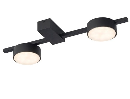 Lampa sufitowa plafon Industrialna Loft PILLS BLACK II 8264 NOWODVORSKI Lighting  GX53 x2 nowoczesna oprawa oświetleniowa metalowa nad stół blat wyspę czarna Inspiracje Premium
