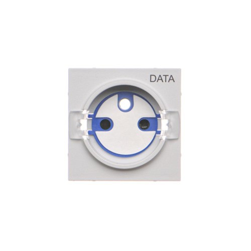 Pokrywa do gniazda DATA Simon 55 TGD1ZP/114 Kontakt-Simon jasnoszary mat