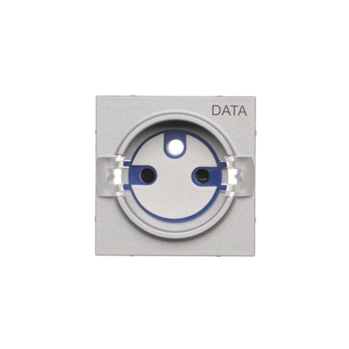 Pokrywa do gniazda DATA Simon 55 TGD1ZP/143 Kontakt-Simon aluminium mat