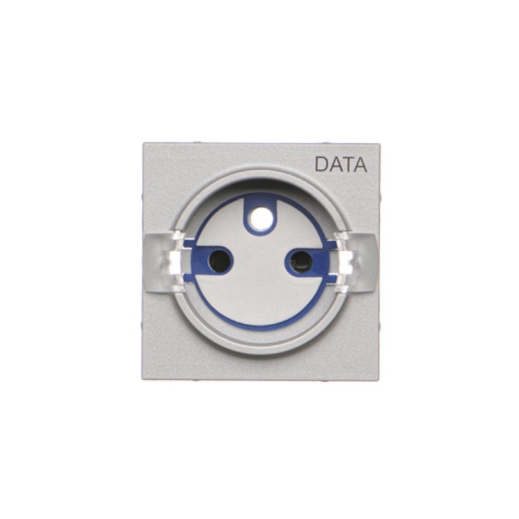 Pokrywa do gniazda DATA Simon 55 TGD1ZP/143 Kontakt-Simon aluminium mat
