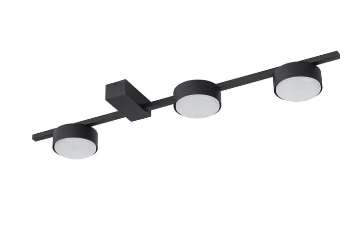 Lampa sufitowa plafon Industrialna Loft PILLS BLACK III 8263 NOWODVORSKI Lighting  3x GX53 nowoczesna oprawa oświetleniowa metalowa nad stół blat wyspę czarna Inspiracje Premium