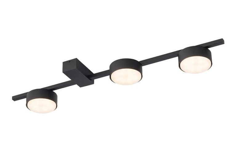 Lampa sufitowa plafon Industrialna Loft PILLS BLACK III 8263 NOWODVORSKI Lighting  3x GX53 nowoczesna oprawa oświetleniowa metalowa nad stół blat wyspę czarna Inspiracje Premium