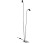 Lampa podłogowa stojąca Industrialna Loft MONO FL II BLACK/GOLD 7718 NOWODVORSKI Lighting 2xGU10 nowoczesna lampka regulowana metalowa podwójna na dwie żarówki czarno-złota czarna Inspiracje Premium