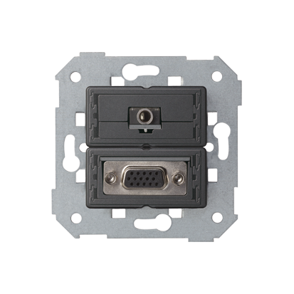 Gniazdo VGA żeńskie + mini jack Simon 82 7500091-039 Kontakt-Simon