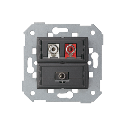 Gniazdo Mini jack + 2 RCA Simon 82 7501092-039 Kontakt-Simon