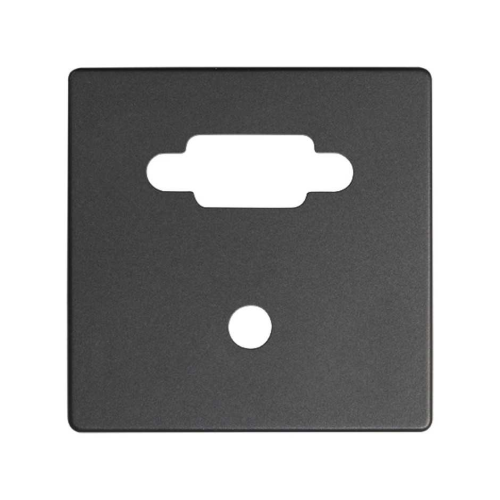 Pokrywa do gniazda VGA żeńskiego + mini jack Simon 82 8200091-038 Kontakt-Simon grafit
