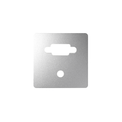 Pokrywa do gniazda VGA żeńskiego + mini jack Simon 82 8200091-093 Kontakt-Simon aluminium