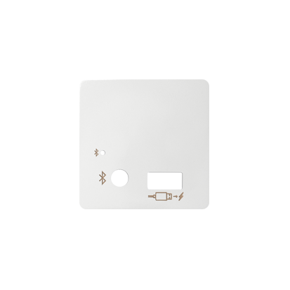 Pokrywa do odbiornika Bluetooth i ładowarki USB Simon 82 8201085-030 Kontakt-Simon biały