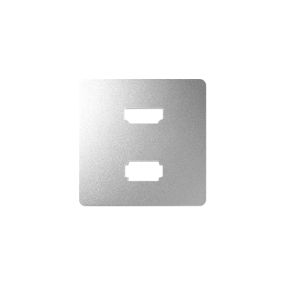 Pokrywa do gniazda USB + HDMI (V1.4), żeńskiego Simon 82 8201095-093 Kontakt-Simon aluminium