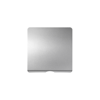 Pokrywa do gniazda głośnikowego / łączników z cięgnem Simon 82 82051-93 Kontakt-Simon aluminium