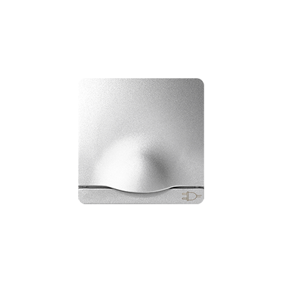 Pokrywa z klapką do gniazda wtyczkowego Schuko Simon 82 82090-93 Kontakt-Simon aluminium