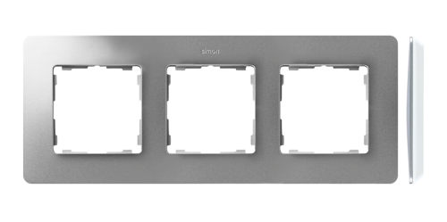 Ramka 3- krotna Simon 82 Detail 8200630-093 Kontakt-Simon aluminium