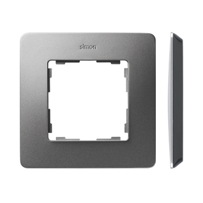 Ramka 1- krotna Simon 82 Detail 8200610-293 Kontakt-Simon aluminium