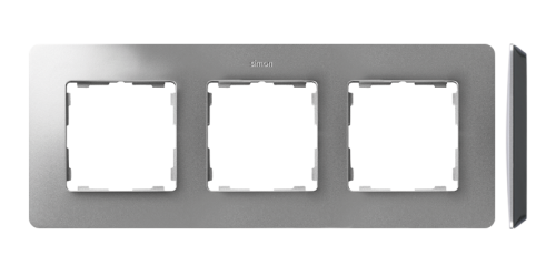 Ramka 3- krotna Simon 82 Detail 8200630-293 Kontakt-Simon aluminium