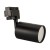 Szynoprzewód Szyna 1m Track z Lampami Reflektorami Zestaw SOFIA 3xGU10 BLACK 04033 Struhm Ideus Loft nowoczesna sufitowy ścienny oświetlenie szynowe listwa natynkowa 230V czarna czarny