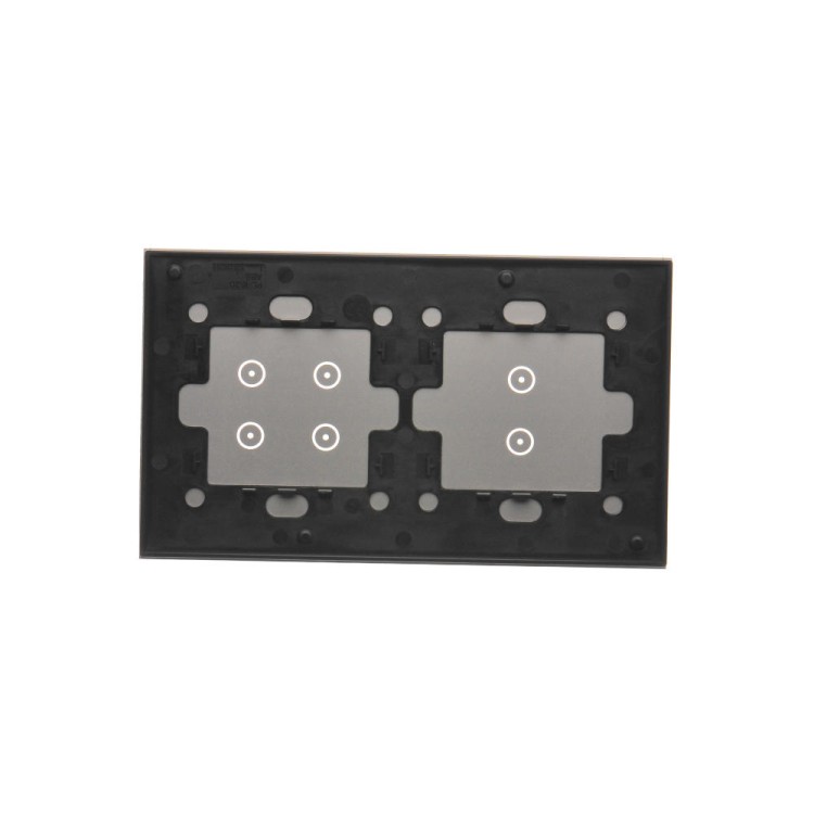 Panel dotykowy 2 moduły Simon 54 Touch DSTR234/71 Kontakt-Simon srebrna mgła