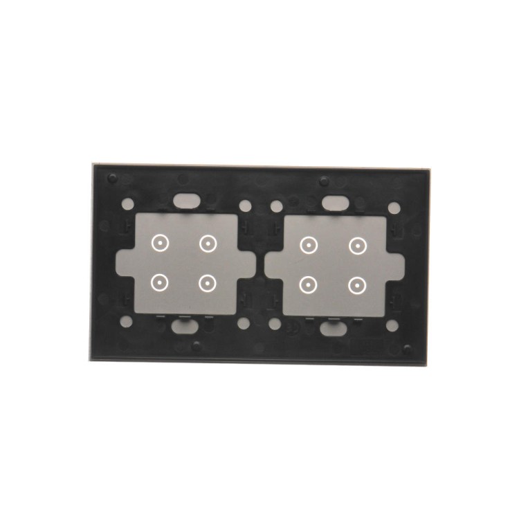 Panel dotykowy 2 moduły Simon 54 Touch DSTR244/71 Kontakt-Simon srebrna mgła