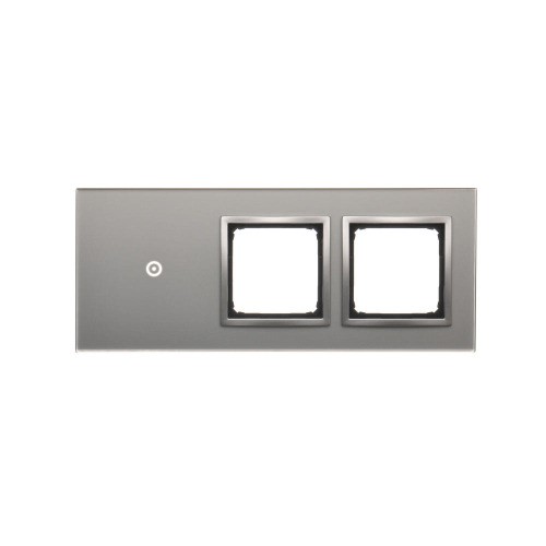 Panel dotykowy 3 moduły Simon 54 Touch DSTR3100/71 Kontakt-Simon srebrna mgła