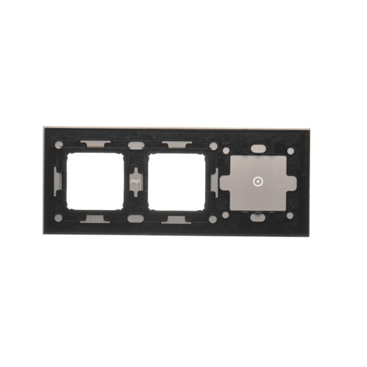 Panel dotykowy 3 moduły Simon 54 Touch DSTR3100/71 Kontakt-Simon srebrna mgła