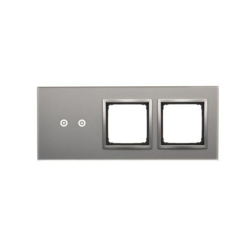 Panel dotykowy 3 moduły Simon 54 Touch DSTR3200/71 Kontakt-Simon srebrna mgła
