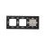 Panel dotykowy 3 moduły Simon 54 Touch DSTR3200/71 Kontakt-Simon srebrna mgła
