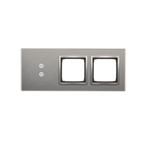 Panel dotykowy 3 moduły Simon 54 Touch DSTR3300/71 Kontakt-Simon srebrna mgła