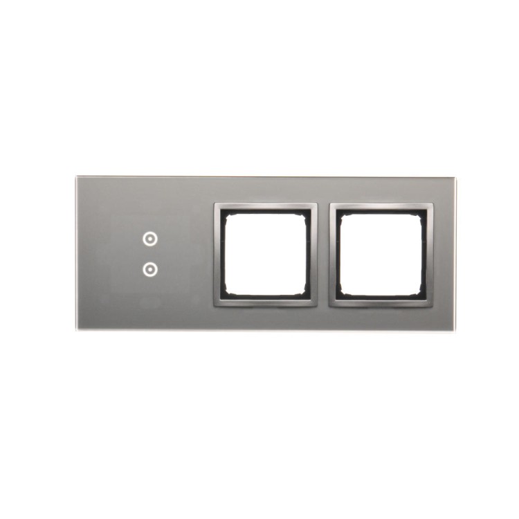 Panel dotykowy 3 moduły Simon 54 Touch DSTR3300/71 Kontakt-Simon srebrna mgła
