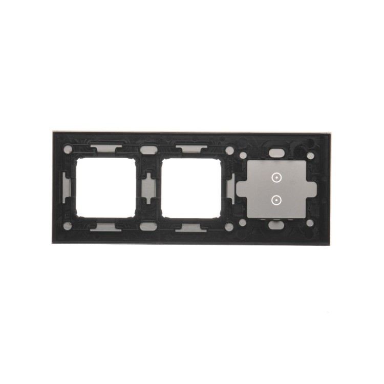 Panel dotykowy 3 moduły Simon 54 Touch DSTR3300/71 Kontakt-Simon srebrna mgła