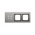 Panel dotykowy 3 moduły Simon 54 Touch DSTR3400/72 Kontakt-Simon burzowa chmura