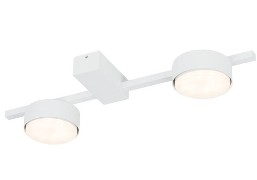Lampa sufitowa plafon Industrialna Loft PILLS WHITE II 8270 NOWODVORSKI Lighting 2xGX53 nowoczesna oprawa oświetleniowa metalowa nad stół blat wyspę biała Inspiracje Premium