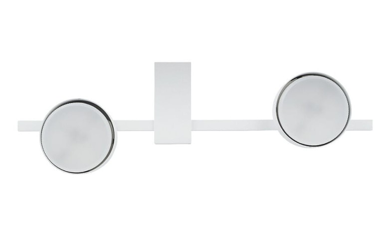 Lampa sufitowa plafon Industrialna Loft PILLS WHITE II 8270 NOWODVORSKI Lighting 2xGX53 nowoczesna oprawa oświetleniowa metalowa nad stół blat wyspę biała Inspiracje Premium