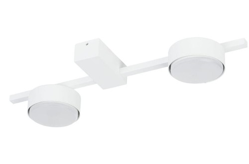 Lampa sufitowa plafon Industrialna Loft PILLS WHITE II 8270 NOWODVORSKI Lighting 2xGX53 nowoczesna oprawa oświetleniowa metalowa nad stół blat wyspę biała Inspiracje Premium
