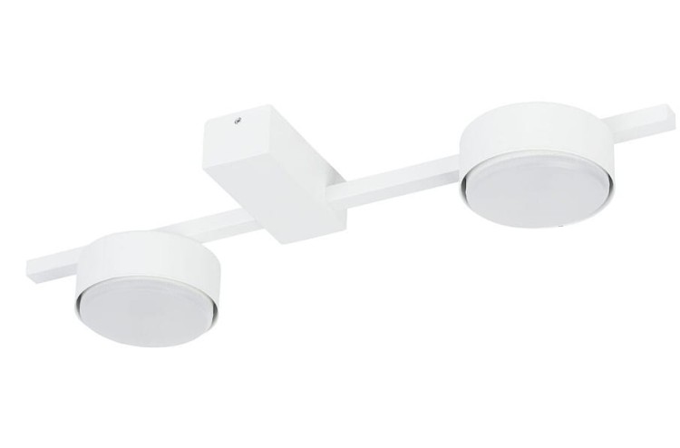 Lampa sufitowa plafon Industrialna Loft PILLS WHITE II 8270 NOWODVORSKI Lighting 2xGX53 nowoczesna oprawa oświetleniowa metalowa nad stół blat wyspę biała Inspiracje Premium