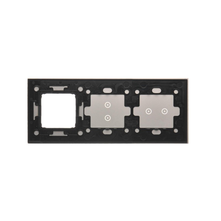 Panel dotykowy 3 moduły Simon 54 Touch DSTR3230/71 Kontakt-Simon srebrna mgła