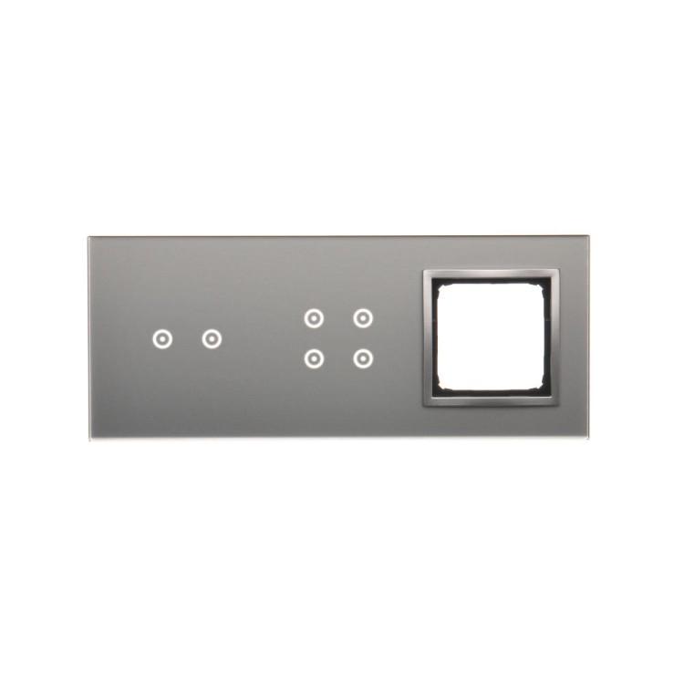 Panel dotykowy 3 moduły Simon 54 Touch DSTR3240/71 Kontakt-Simon srebrna mgła