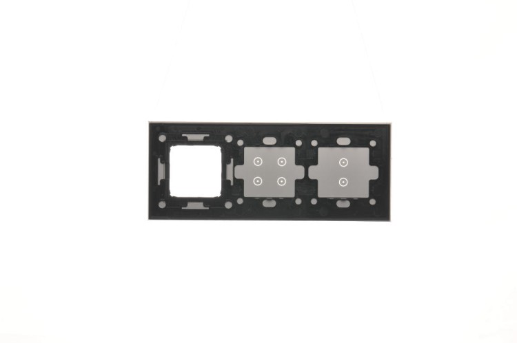 Panel dotykowy 3 moduły Simon 54 Touch DSTR3340/71 Kontakt-Simon srebrna mgła