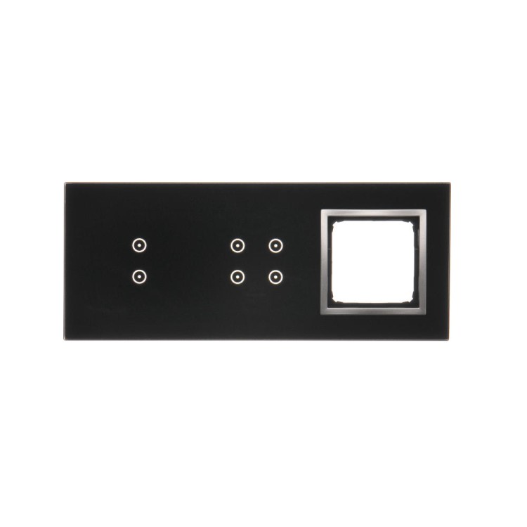 Panel dotykowy 3 moduły Simon 54 Touch DSTR3340/74 Kontakt-Simon księżycowa lawa