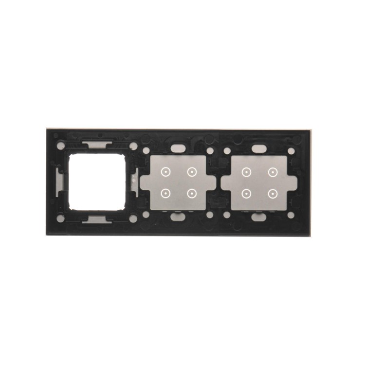 Panel dotykowy 3 moduły Simon 54 Touch DSTR3440/71 Kontakt-Simon srebrna mgła