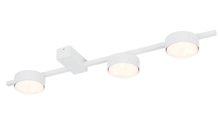 Lampa sufitowa plafon Industrialna Loft PILLS WHITE III 8268 NOWODVORSKI Lighting 3x GX53 nowoczesna oprawa oświetleniowa metalowa nad stół blat wyspę biała Inspiracje Premium