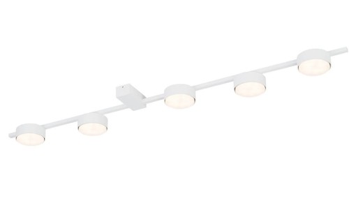Lampa sufitowa plafon Industrialna Loft PILLS WHITE V 8267 NOWODVORSKI Lighting 5x GX53 nowoczesna oprawa oświetleniowa metalowa nad stół blat wyspę biała Inspiracje Premium