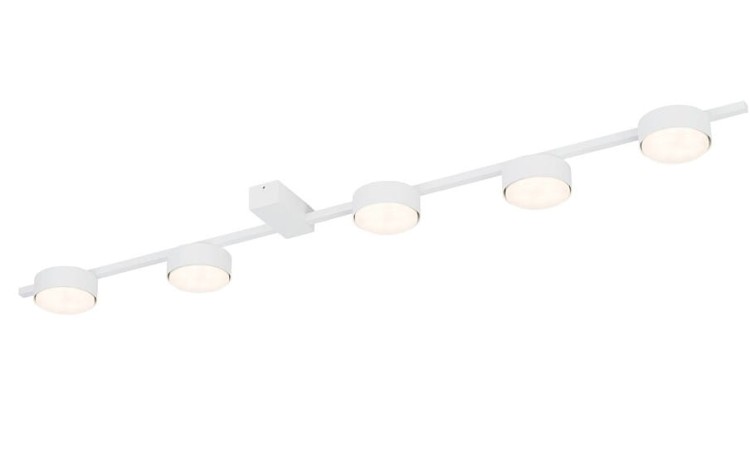 Lampa sufitowa plafon Industrialna Loft PILLS WHITE V 8267 NOWODVORSKI Lighting 5x GX53 nowoczesna oprawa oświetleniowa metalowa nad stół blat wyspę biała Inspiracje Premium