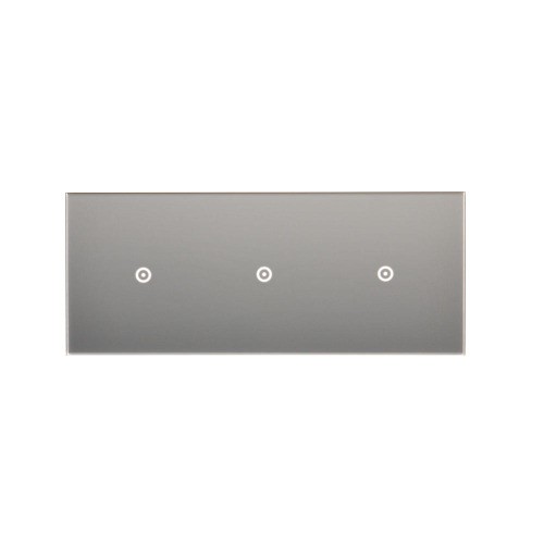 Panel dotykowy 3 moduły Simon 54 Touch DSTR3111/71 Kontakt-Simon srebrna mgła