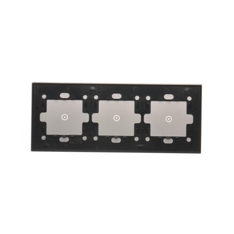 Panel dotykowy 3 moduły Simon 54 Touch DSTR3111/71 Kontakt-Simon srebrna mgła